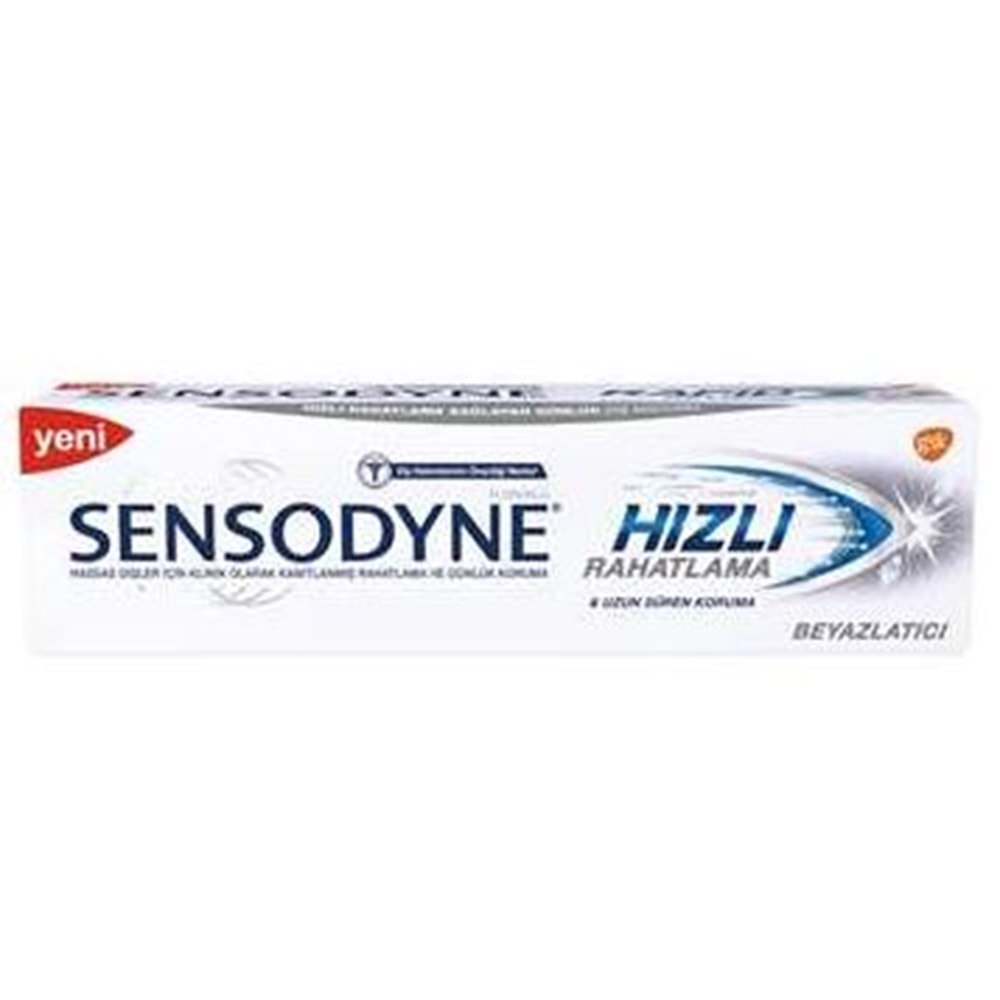 Sensodyne Hızlı Rahatlama Beyazlatıcı Diş Macunu 75 Ml