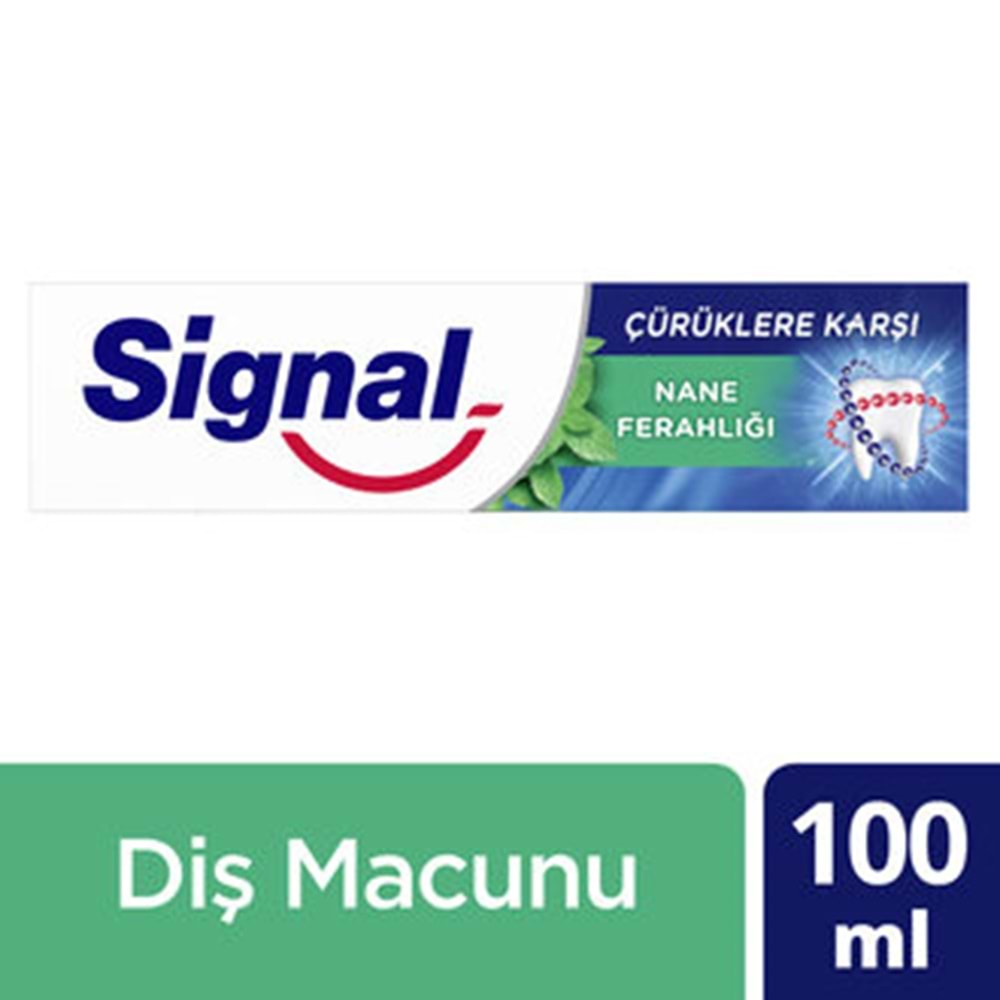 Signal Çürüklere Karşı Nane Ferahlığı 100 Ml