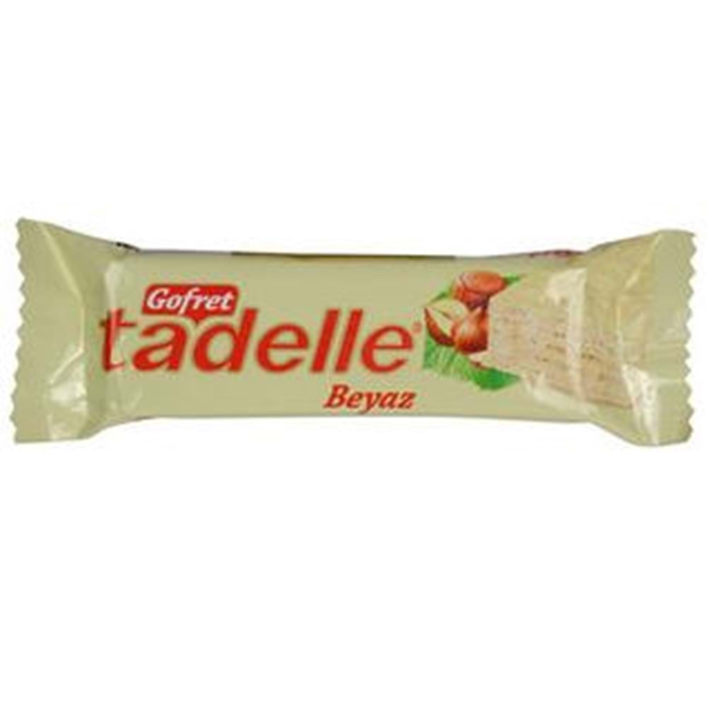 Tadelle Beyaz Çikolatalı Gofret 35 gr