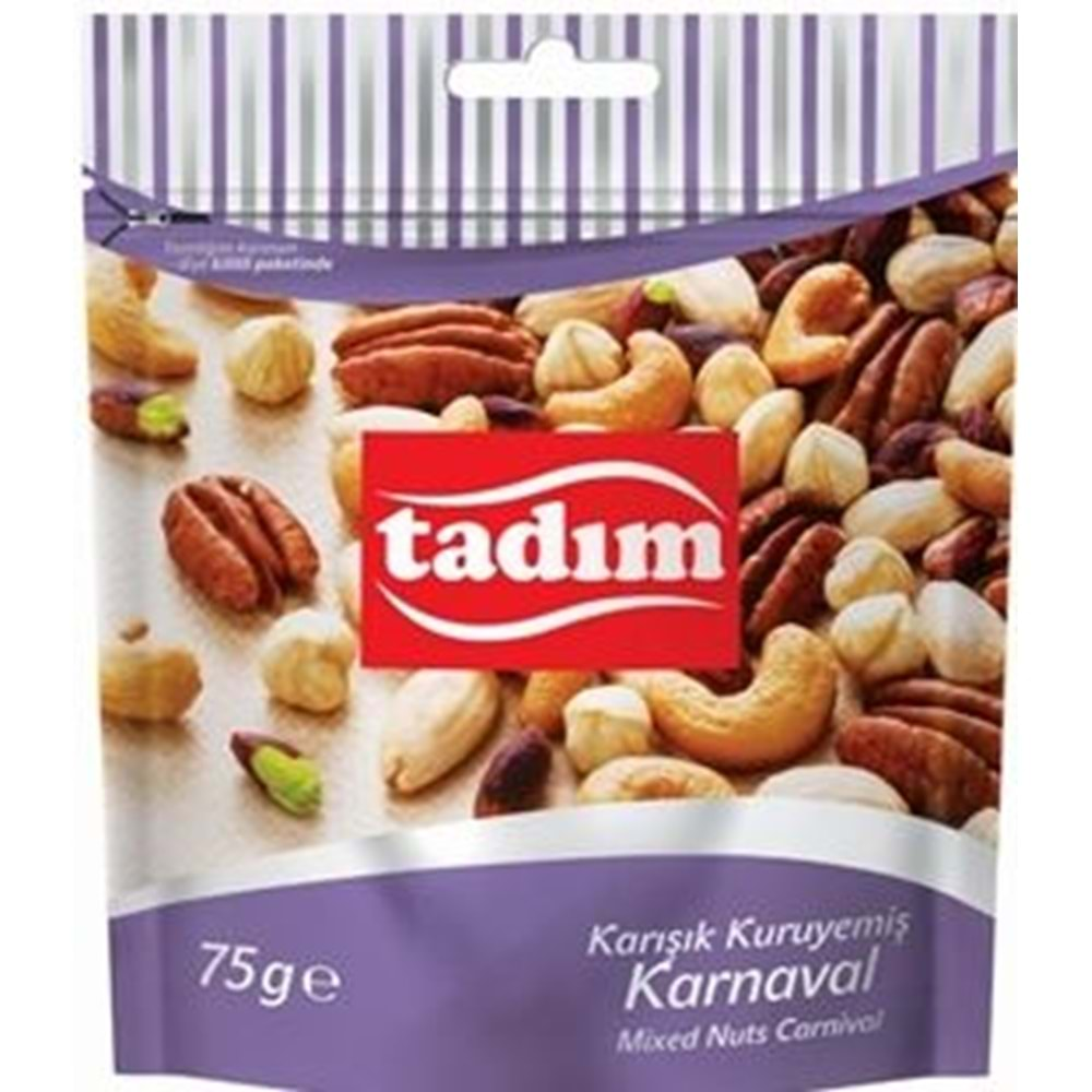 Tadım Karnaval Karışık Kuruyemiş 75 Gr