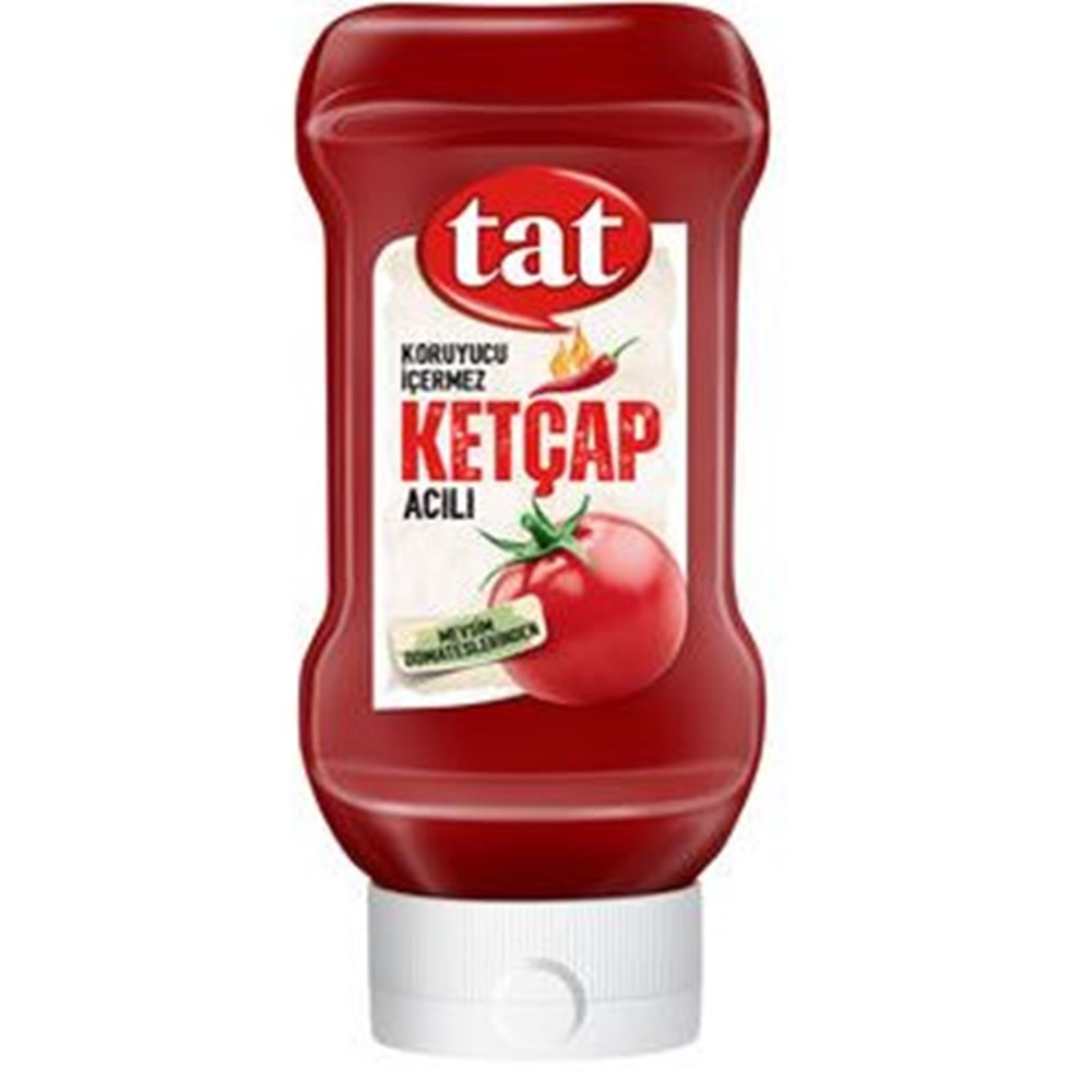 Tat Ketçap Pet Acılı 390 Gr