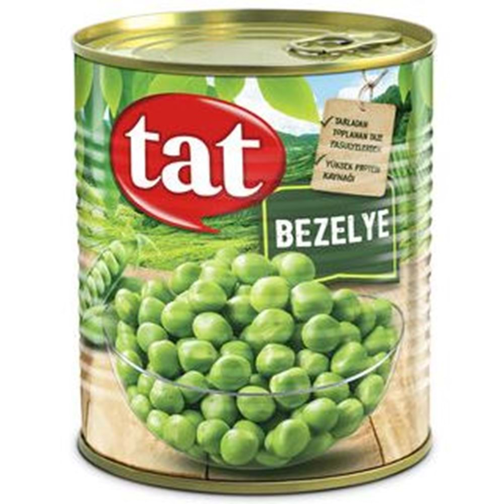 Tat Bezelye Konservesi 830 Gr