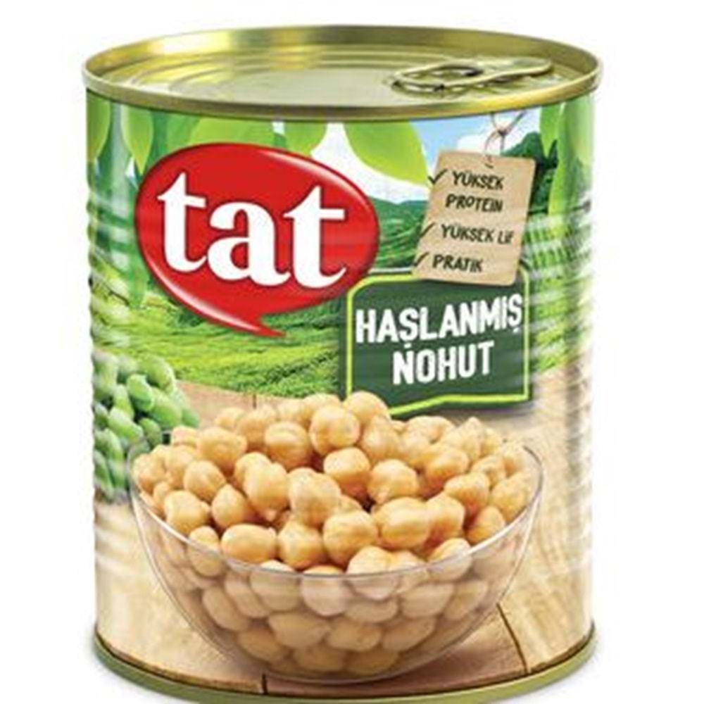 Tat Haşlanmış Nohut 800 Gr