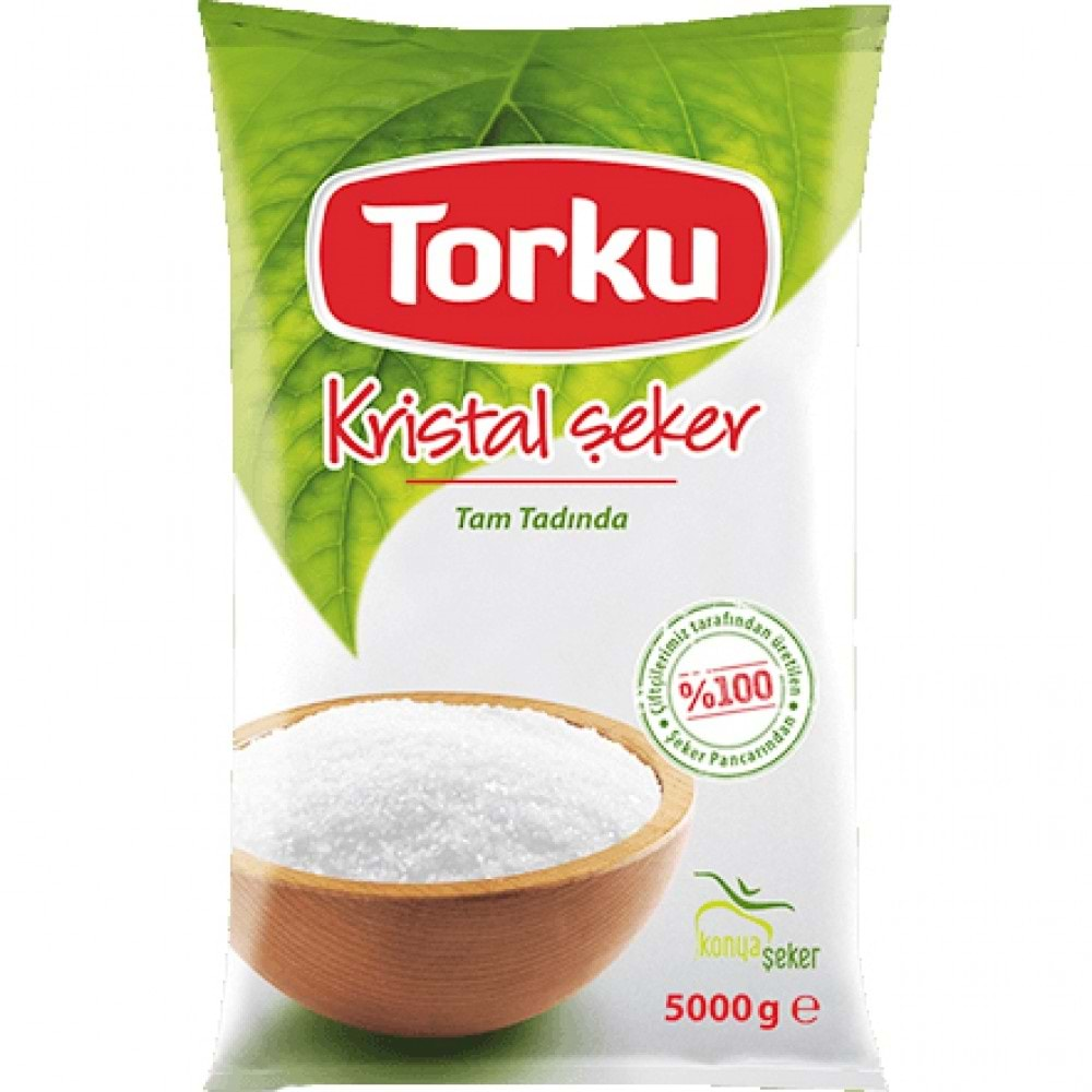 Torku Tam Tadında Kristal Toz Şeker 5000 Gr