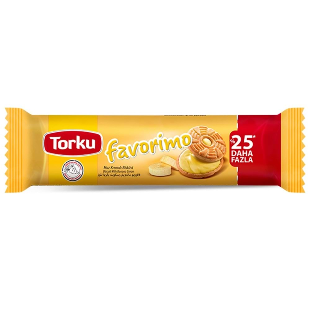 Torku Favorimo Muz Kremalı Bisküvi 61 gr