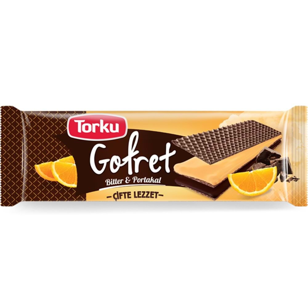 Torku Gofret Portakal Bitter Kremalı 142 Gr