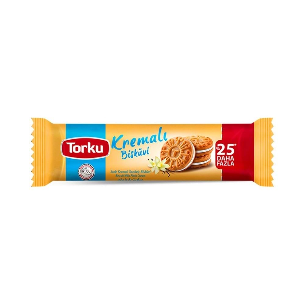 Torku 61 Gr Sade Kremalı Bisküvi