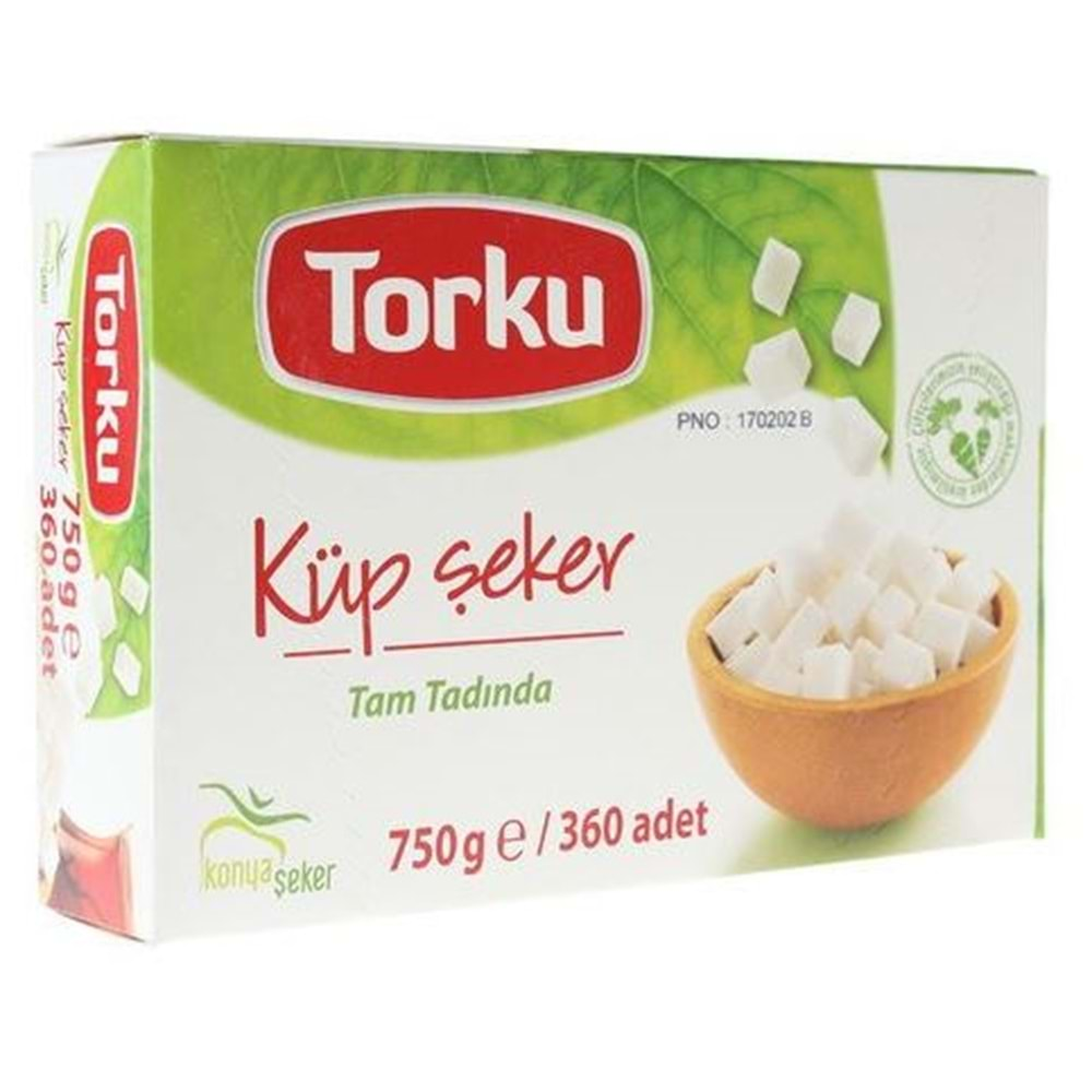 Torku Tam Tadında Küp Şeker 360 Adet 750 gr