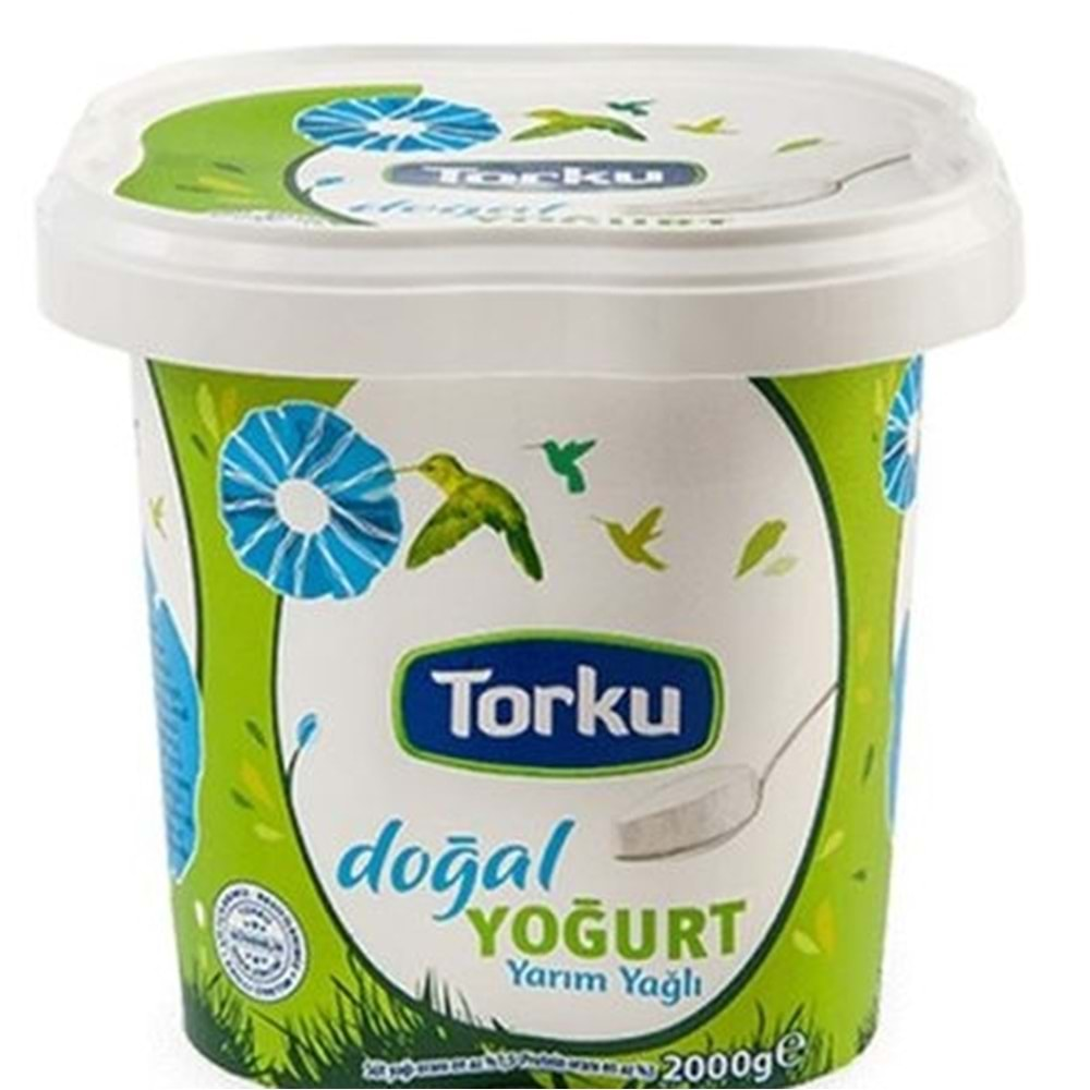 Torku Yarım Yağlı Yoğurt 2000 Gr