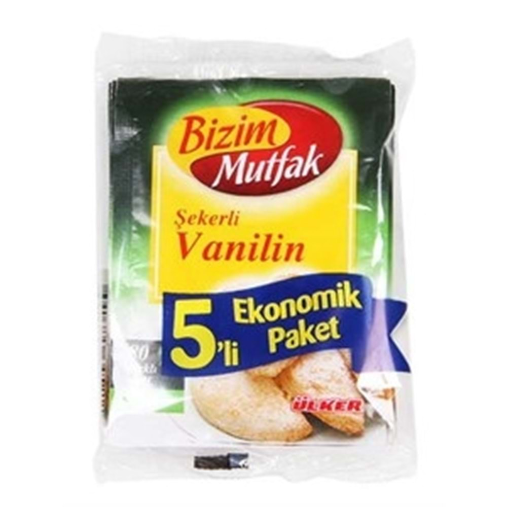 Ülker Bizim Mutfak Hamur Kabartma Tozu 5li Paket 50 Gr