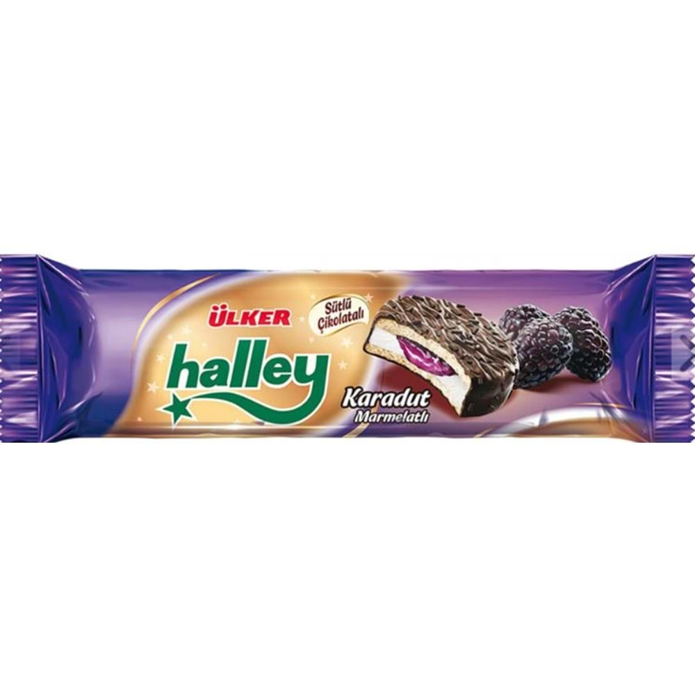 Ülker Halley Karadut Marmelatlı Bisküvi 74 Gr