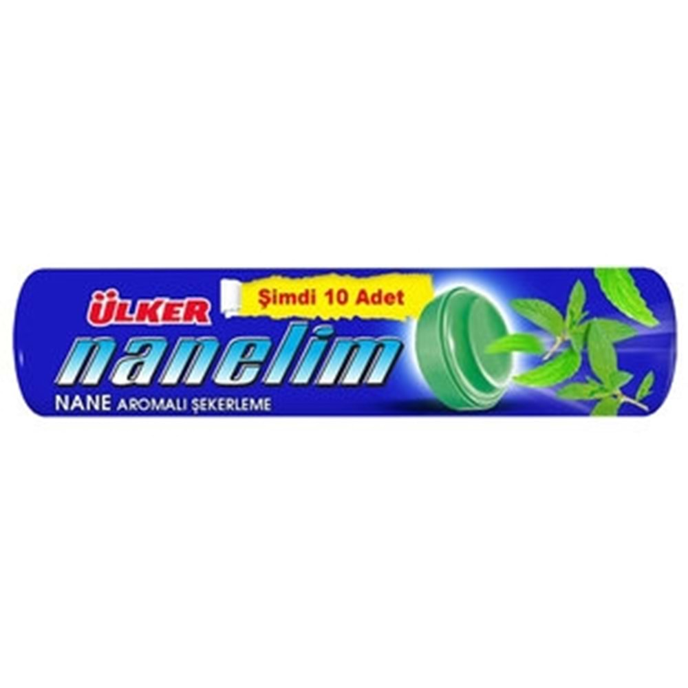 Ülker Bonbon Rulo Şeker Naneli 32.5 Gr