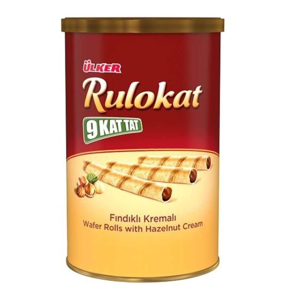 Ülker 9 Kat Rulokat Fındık Kremalı 170 Gr