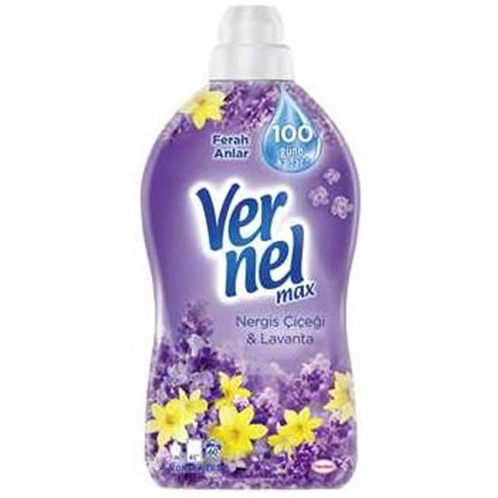 Vernel Max Nergiz Çiçeği & Lavanta 60 Yıkama 1,44 L