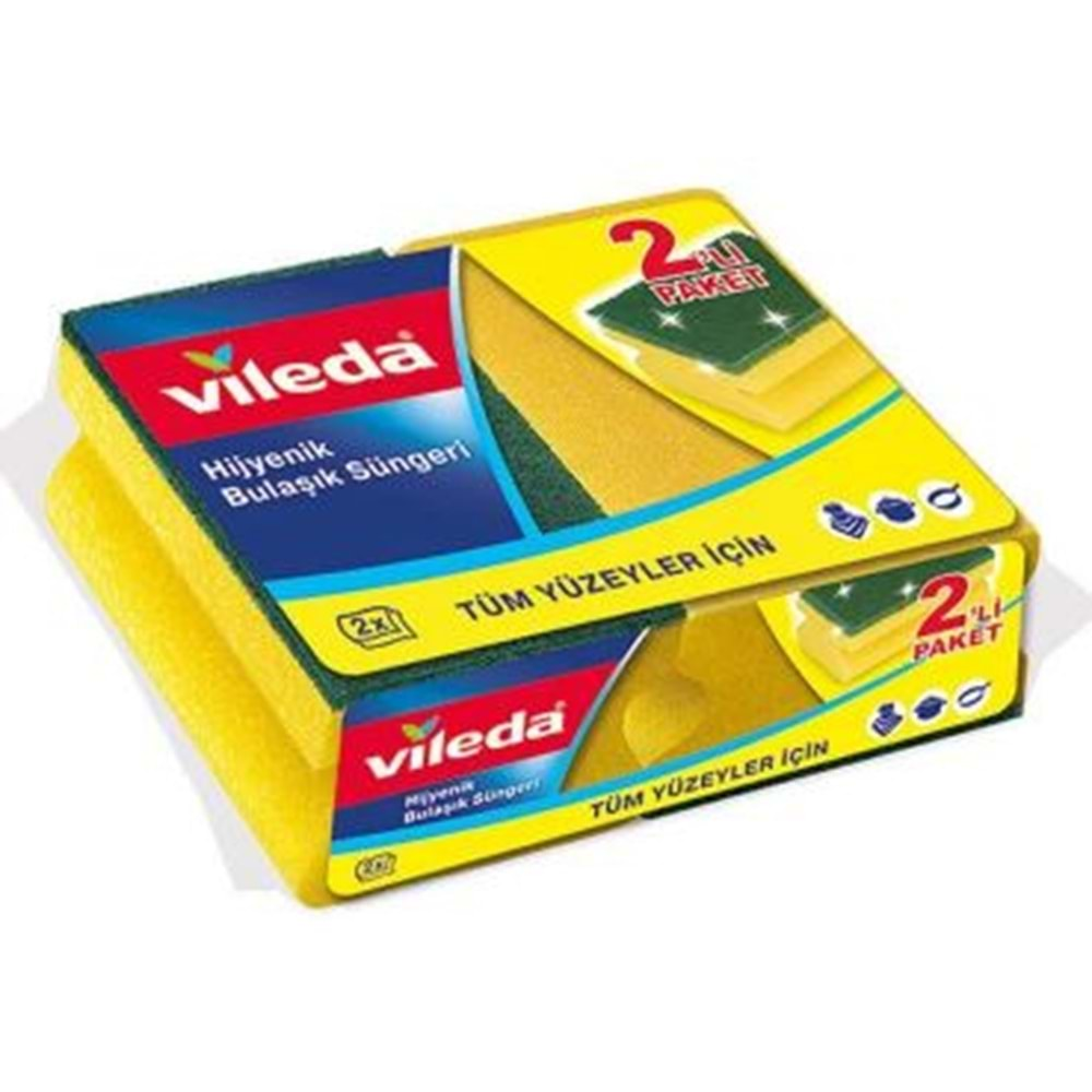 Vileda Klasik Yeşil Sünger 2 Adet