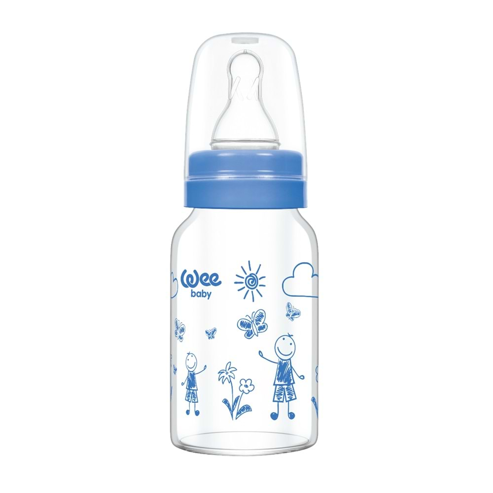 Wee Baby Isıya Dayanıklı Cam Biberon 120 Ml Kod: 770