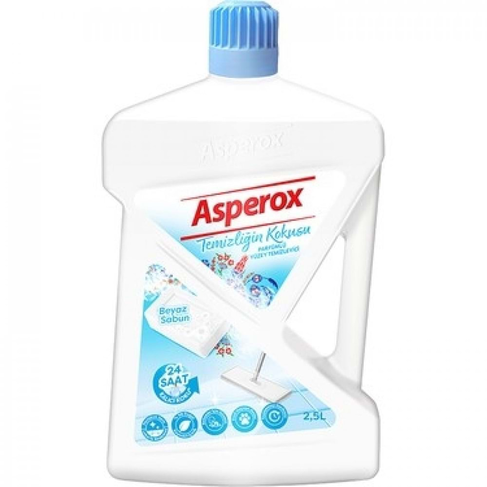 Asperox Genel Yüzey Temizleyici Beyaz Sabun 2,5 Lt