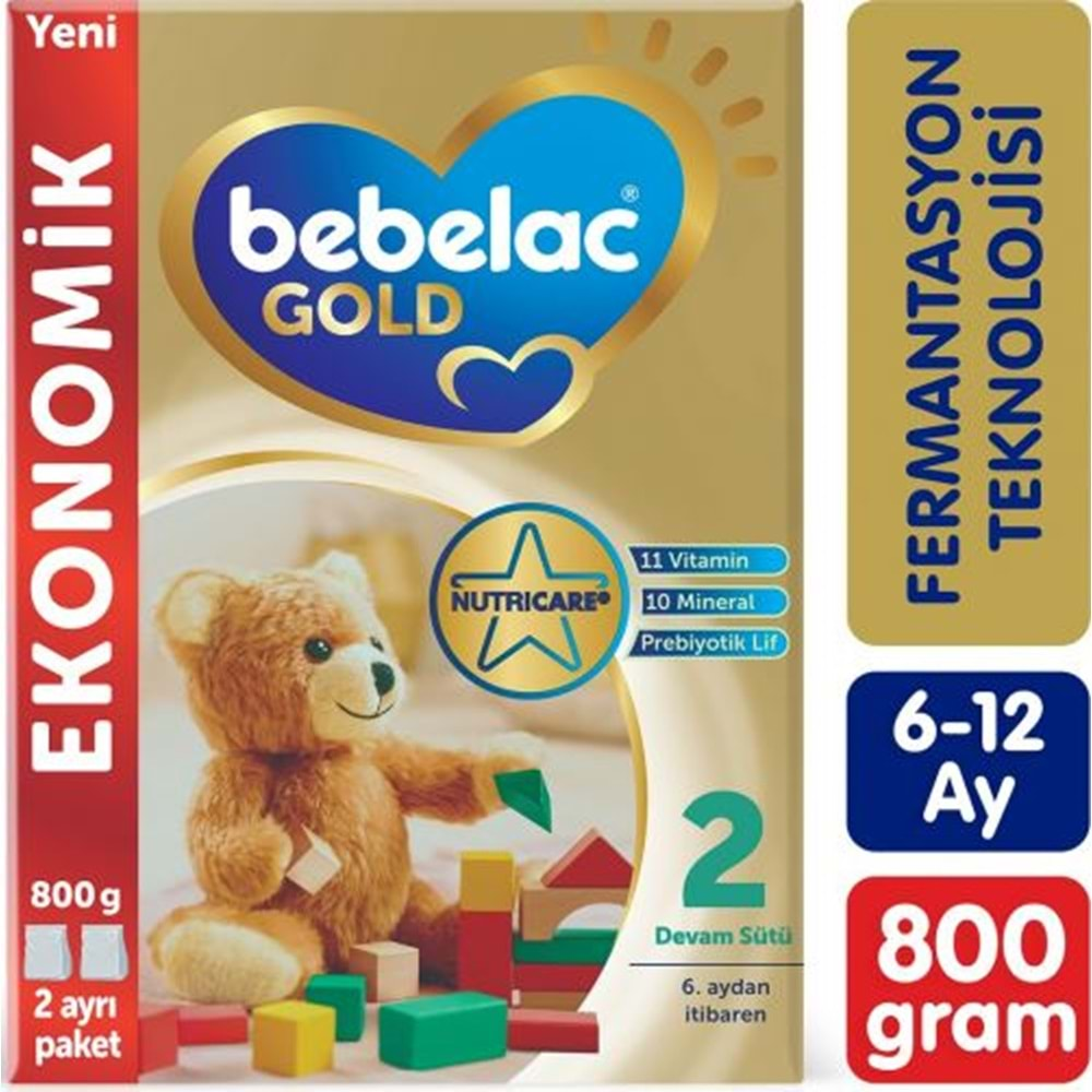 Bebelac Gold 2 Devam Sütü 800 Gr