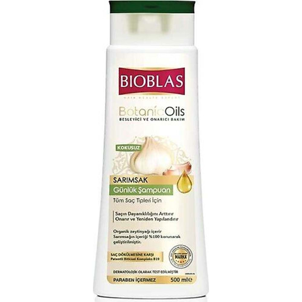 Bioblas Botanic Oils Sarımsaklı Şampuan 500 Ml