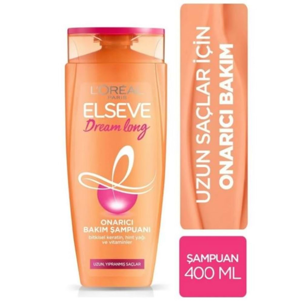 Elseve Dream Long Yıpranmış Saç Şampuanı 400 Ml