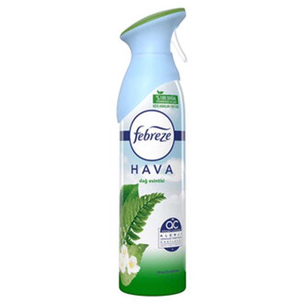 Febreze Hava Ferahlatıcı Sprey Oda Kokusu Dağ Esintisi 300 Ml