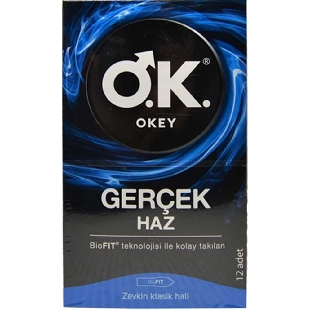 Okey Prezervatif 12'li Gerçek Haz