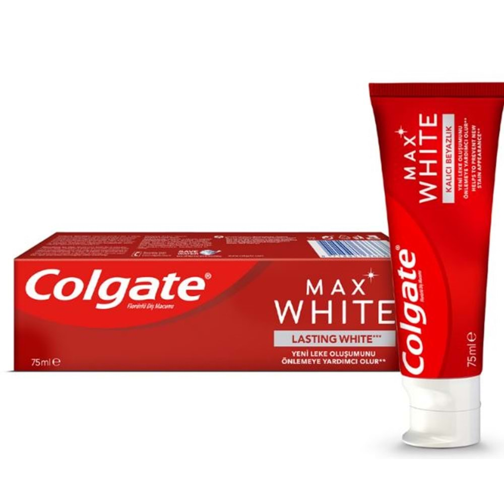 Colgate Max White Kalıcı Beyazlık Diş Macunu 75 Ml