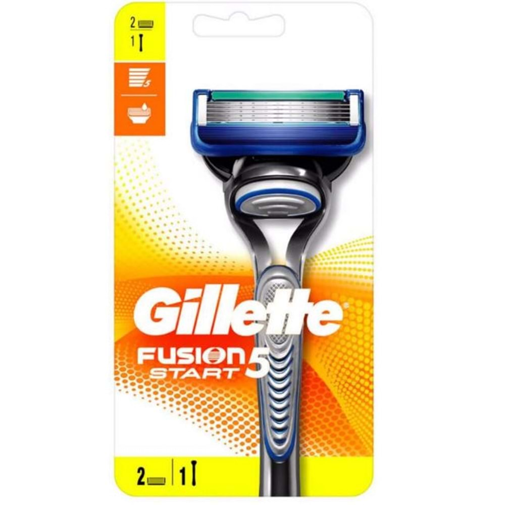 Gillette Fusion Start Tıraş Makinesi 2 Yedekli