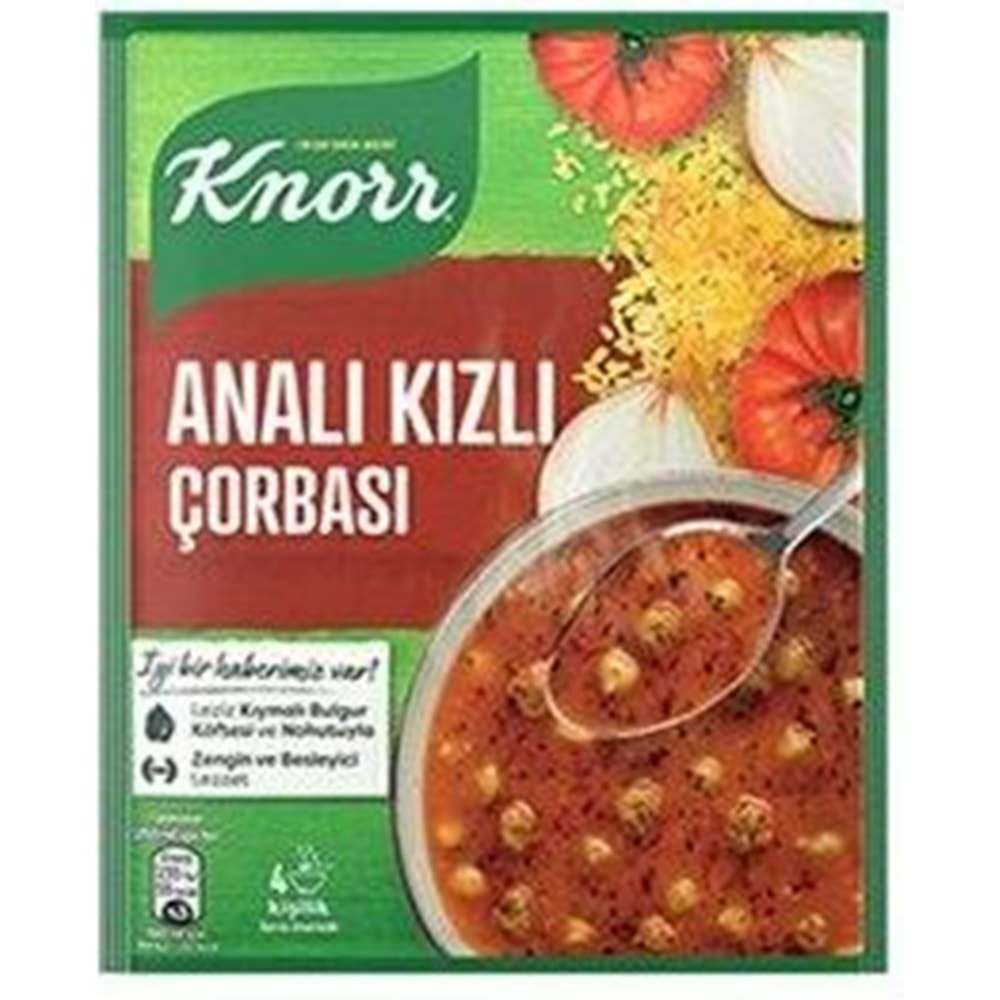 Knorr Analı Kızlı Çorbası 70 Gr