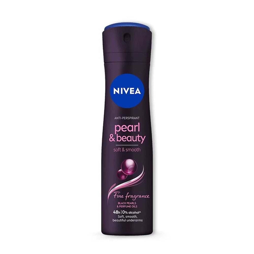 Nivea Deodorant 150 ml Kadın Pearl & Beauty Black