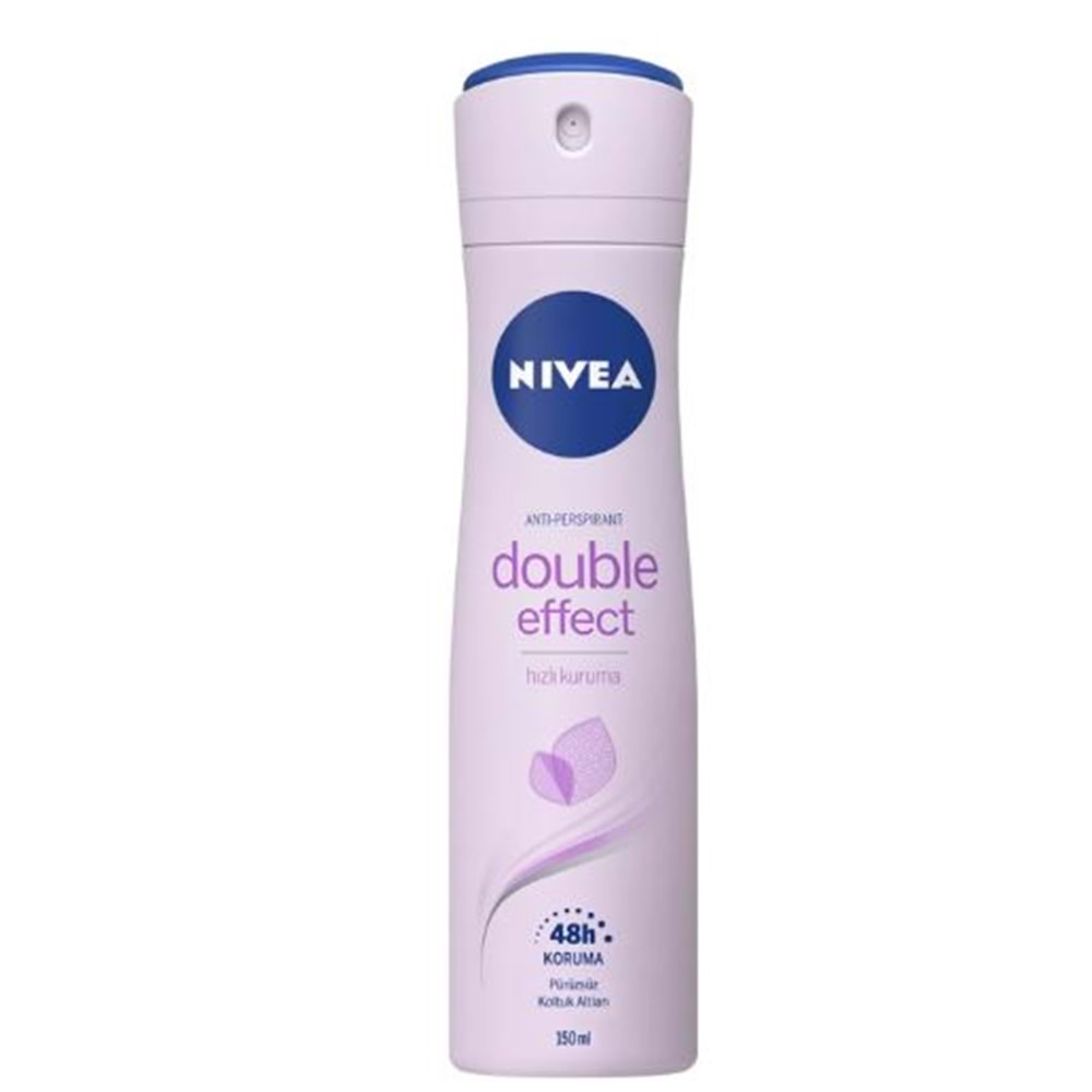 Nivea Kadın Sprey Deodorant Double Effect 150 Ml