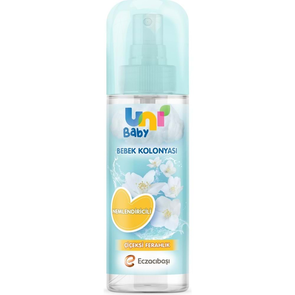 Uni Baby Bebek Kolonyası Nemlendiricili Çiçeksi Ferahlık 150 Ml