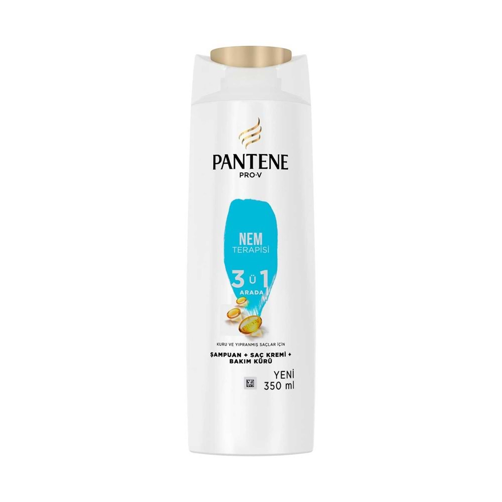 Pantene Şampuan 350 ml 3'ü 1 Arada Nem Terapisi