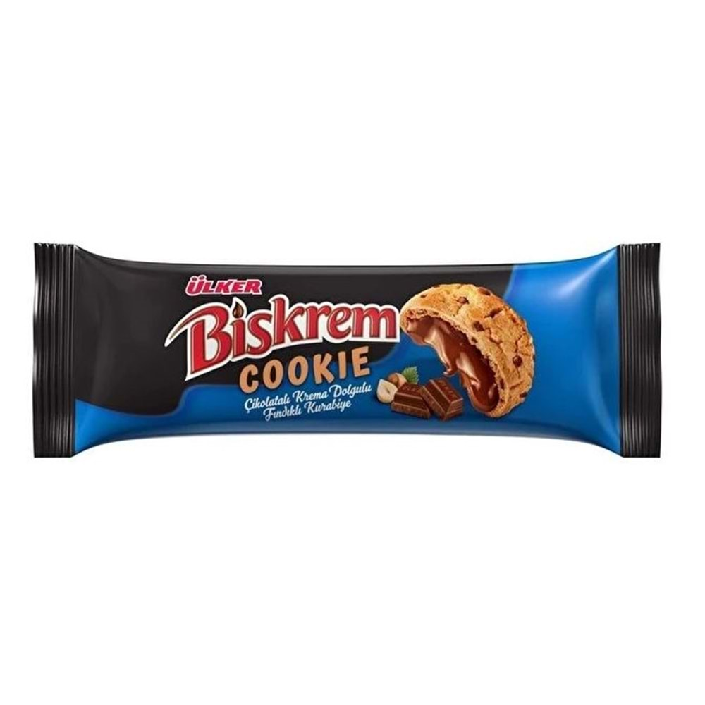 Ülker Biskrem Cookie Çikolatalı Krema Dolgulu Bisküvi 80 Gr