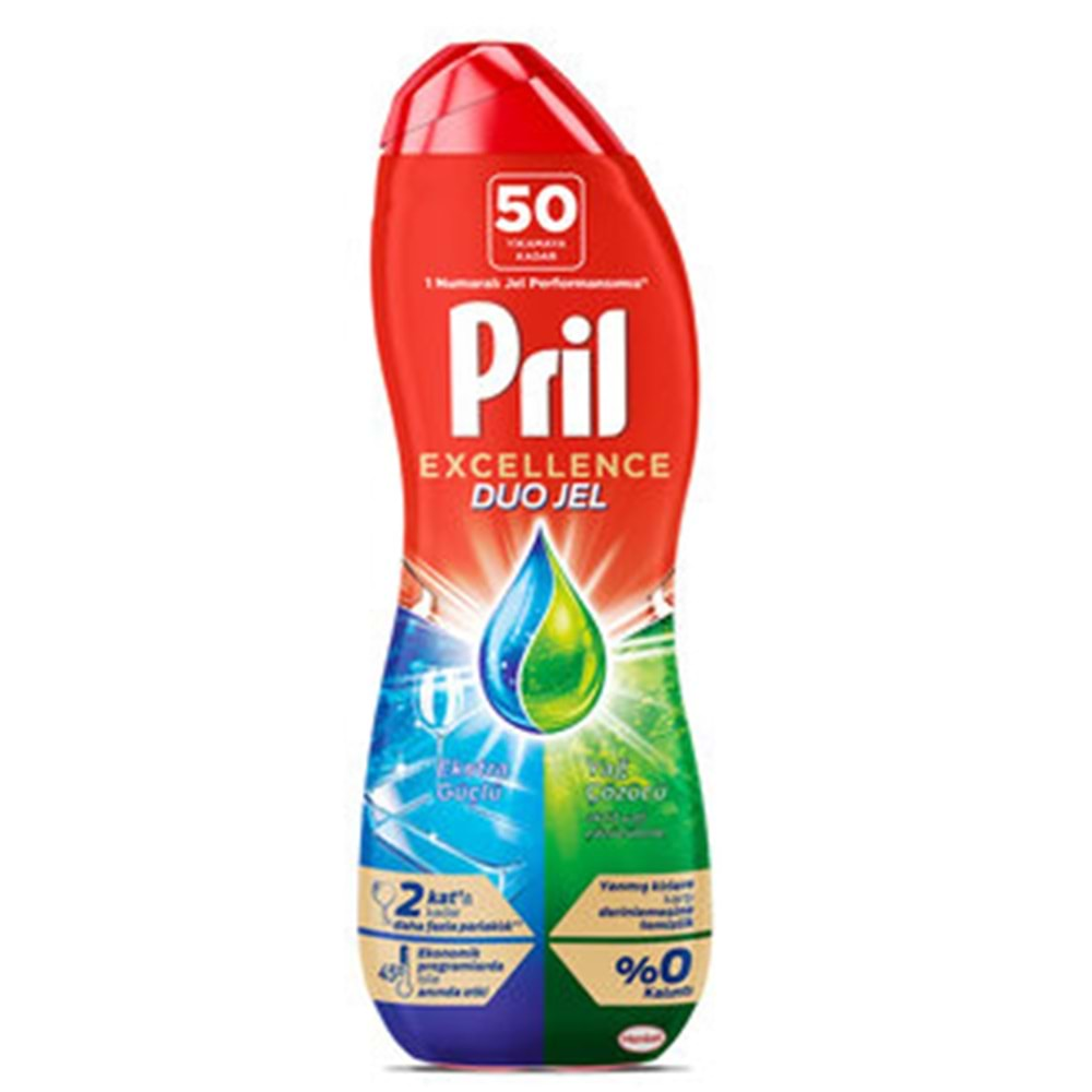 Pril Gold Jel Yağ Çözücü 900 Ml 50 Yıkama