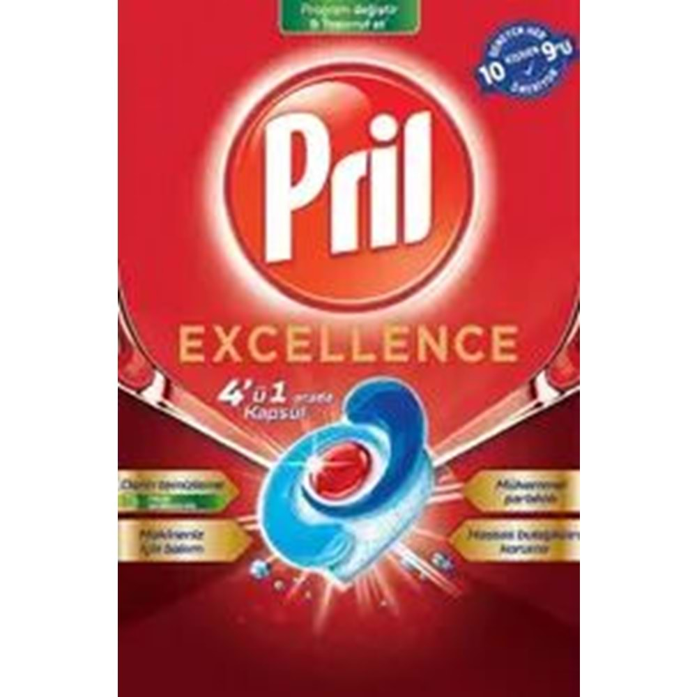 Pril 40'lı Excellence Bulaşık Makinesi Tableti