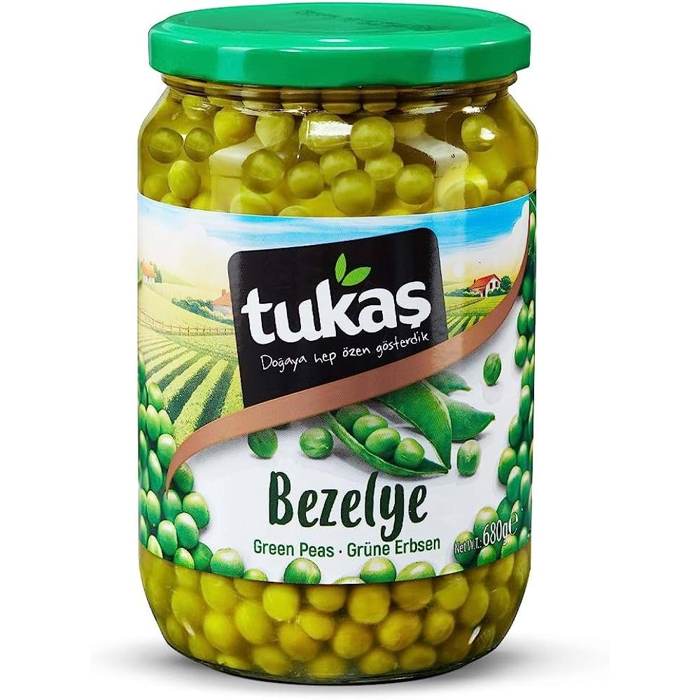 Tukaş Bezelye Konservesi 680 Gr