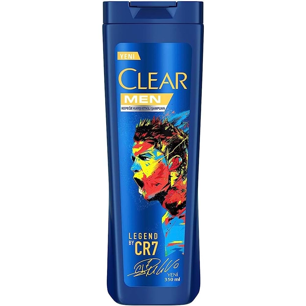 Clear Men Legend By Cr7 Kepeğe Karşı Etkili Şampuan 350 Ml