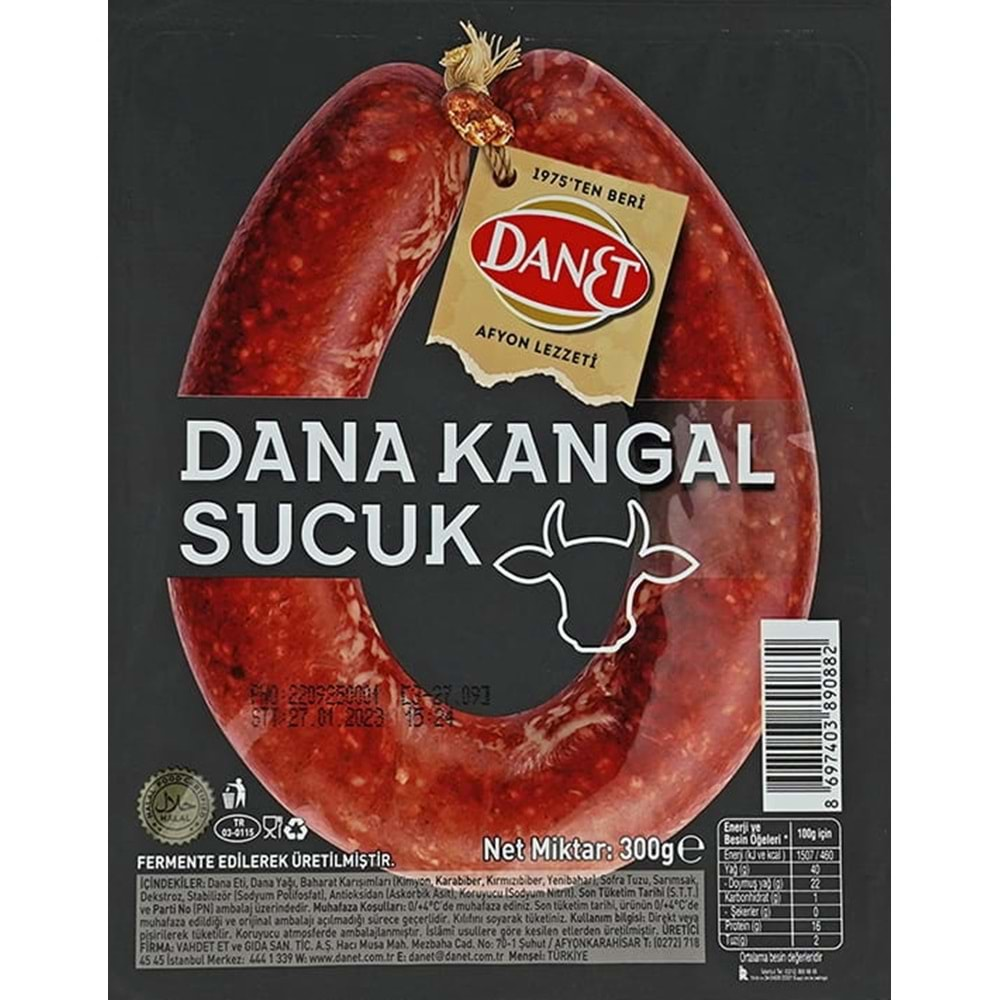 Danet Dana Kangal Sucuk 300 Gr