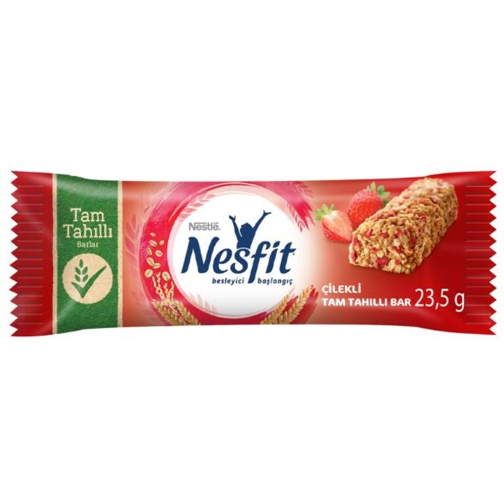 Nestle Nesfit Çilekli Tam Tahıllı Bar 23.5 Gr