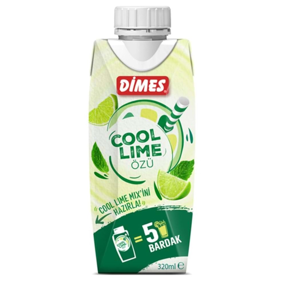 Dimes Cool Lime Özü 310 Ml