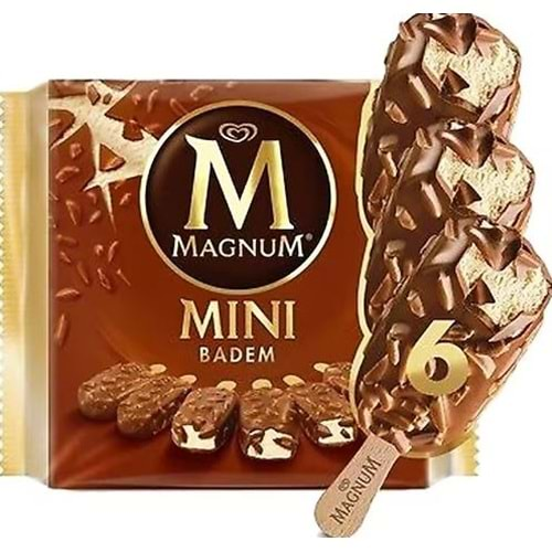 Magnum Mini Badem 345 Gr 6 Lı