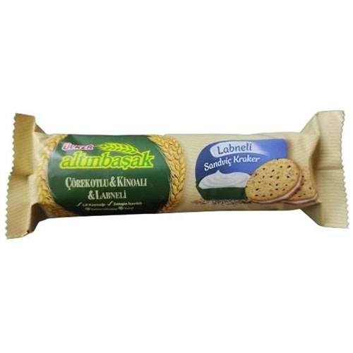 Ülker Altınbaşak Çörekotlu Kinoalı Labneli Sandviç Kraker 60 Gr