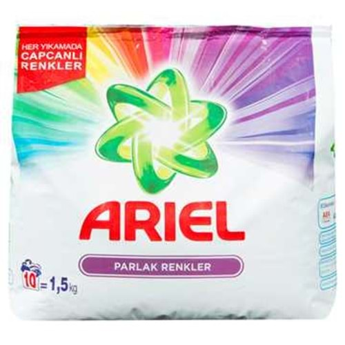 Ariel Toz Çamaşır Deterjanı Parlak Renkler 1,5 Kg