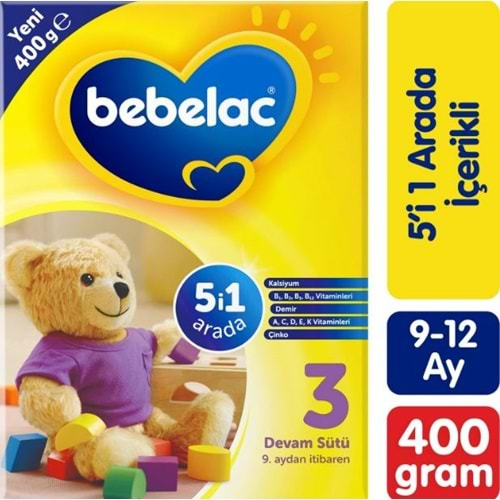 Bebelac 3 Devam Sütü 400 Gr