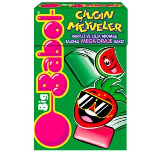 Big Babol Kutu Sakız Karpuz Ve Çilek Aromalı 36 Gr