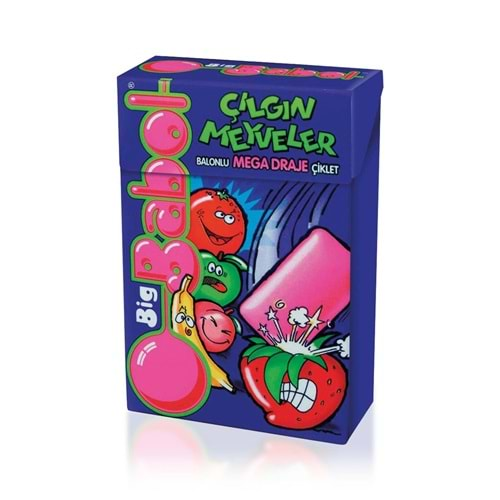 Big Babol Çılgın Meyveler Karışık Meyveli Sakız 36 Gr