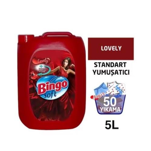 Bingo Soft Yumuşatıcı Lovely 50 Yıkama 5 kg