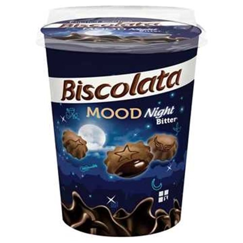 Şölen Biscolata Mood Night Bitter Çikolatalı 125 Gr