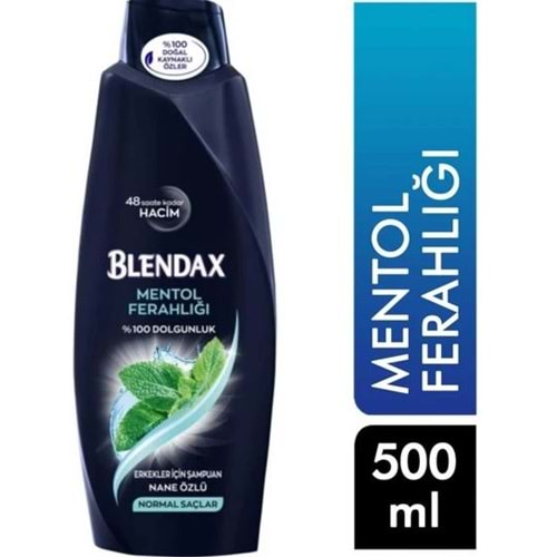 Blendax Şampuan Erkek İçin Mentol 500 Ml